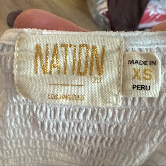 NATION LTD Laila Snap Corset Tee T-Shirt REVOLVE - Picture 10 of 11